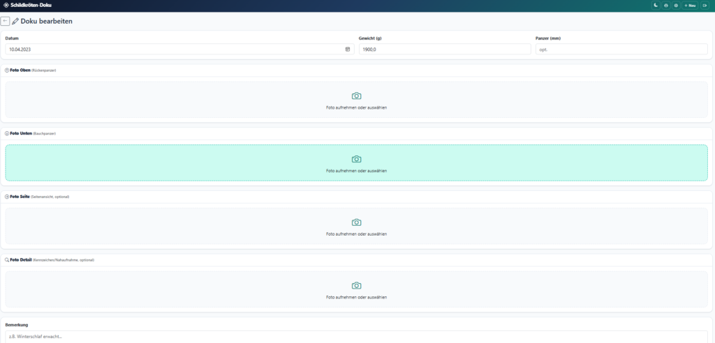 Fotodokumentation (4-seitig)